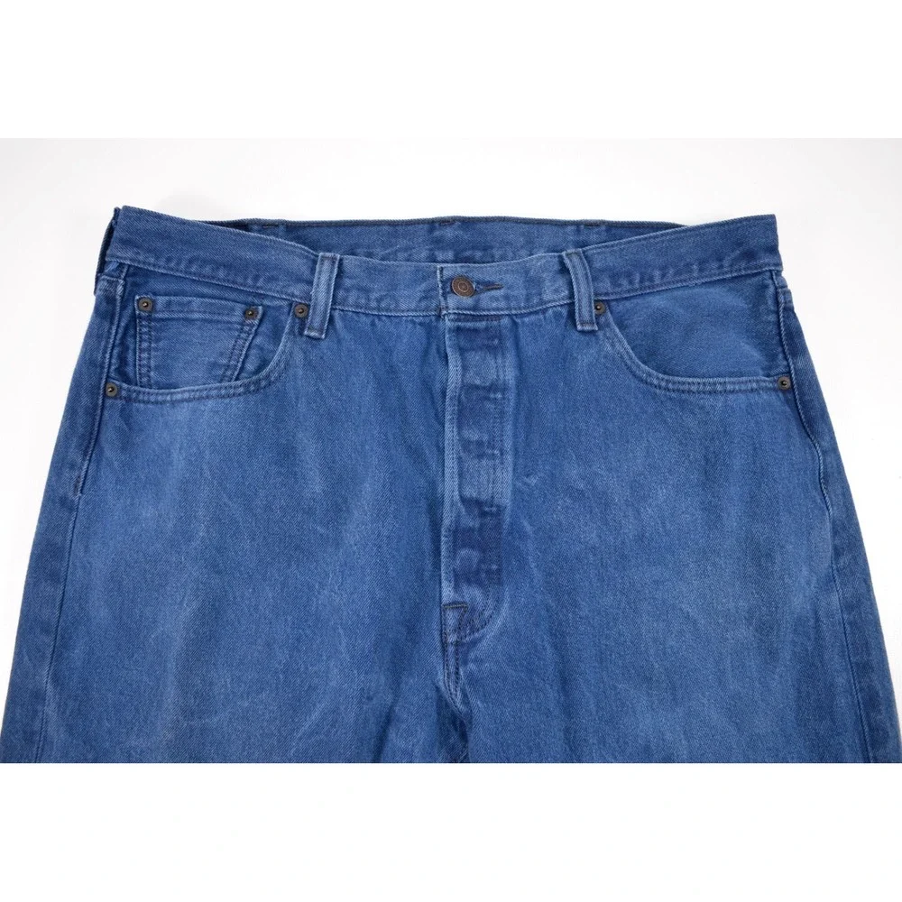 Vtg Levis 501 Indigo Blue Jeans‎ Mens 40x30 INSEAM 27.5